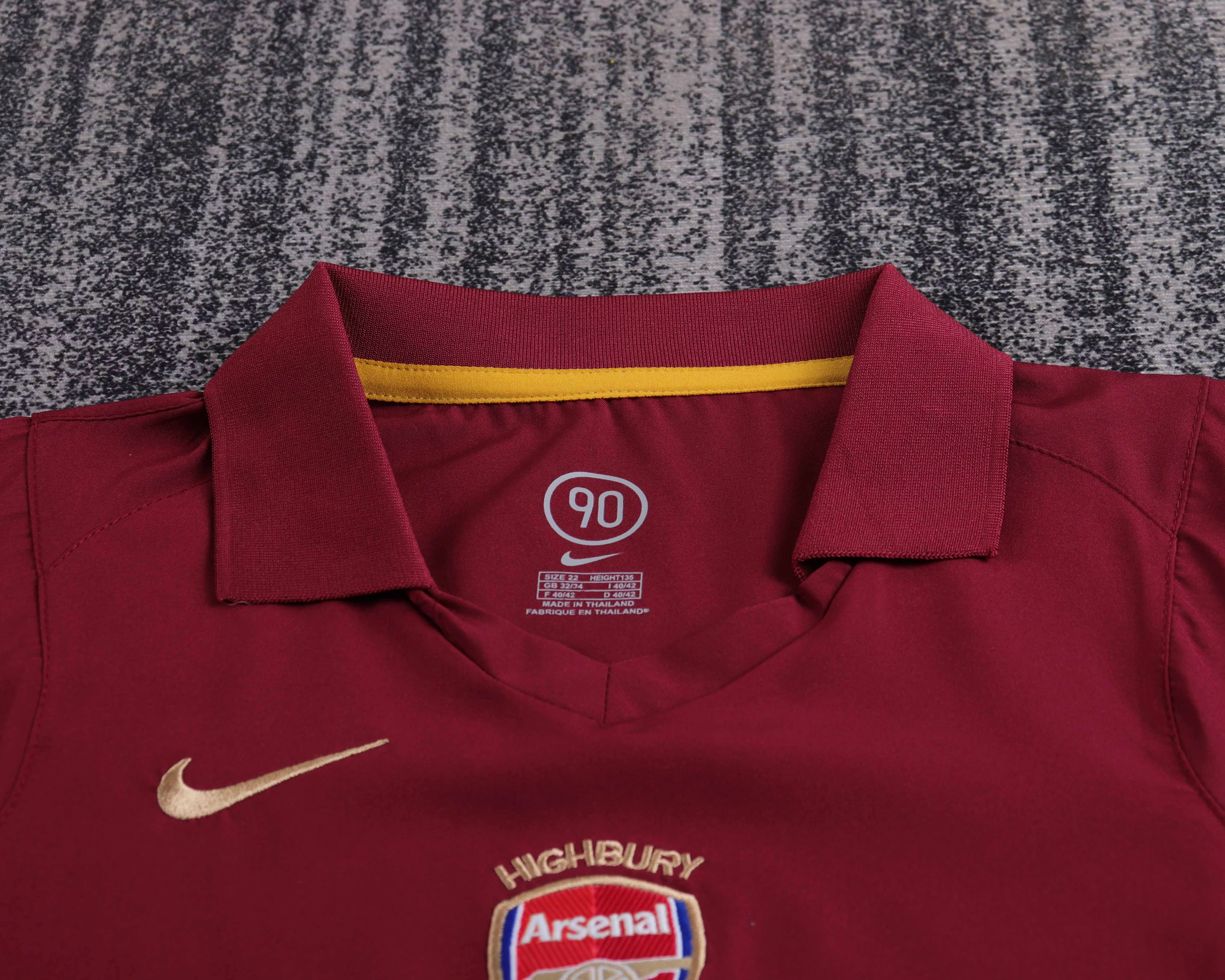 2005-06 Arsenal Home Retro Shirt - Kids Sizes view 11