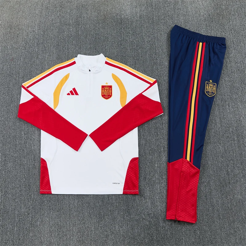 2026-27 Spain White Half-Zip Training Jersey view 14