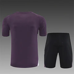 2025-26 Manchester United purple short-sleeved training shirt view 2