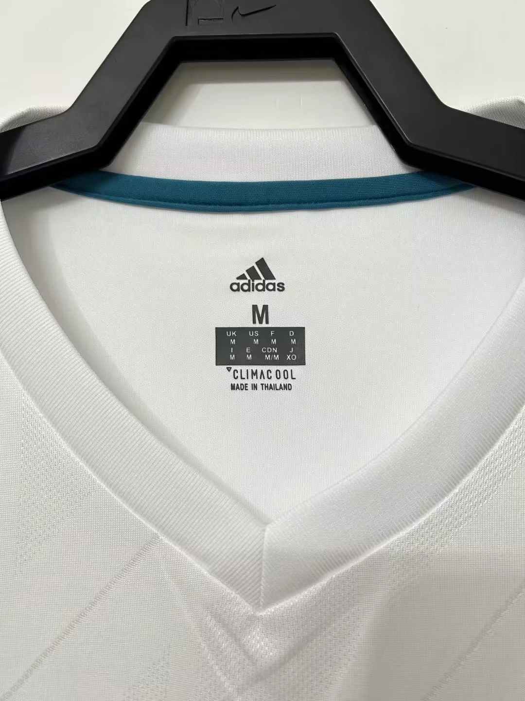 2017-18 Real Madrid Home Long Sleeve Retro Jersey view 8
