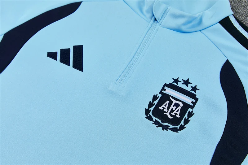 2026-27 Argentina Light Blue Half-Zip Training Jersey view 4