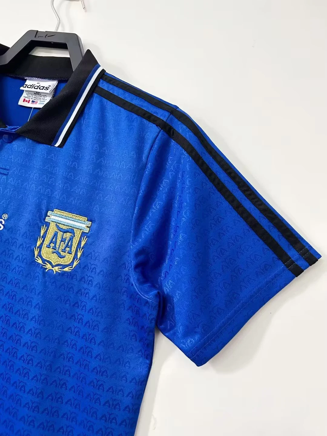 1994 Argentina Away Jacquard Retro Jersey view 5