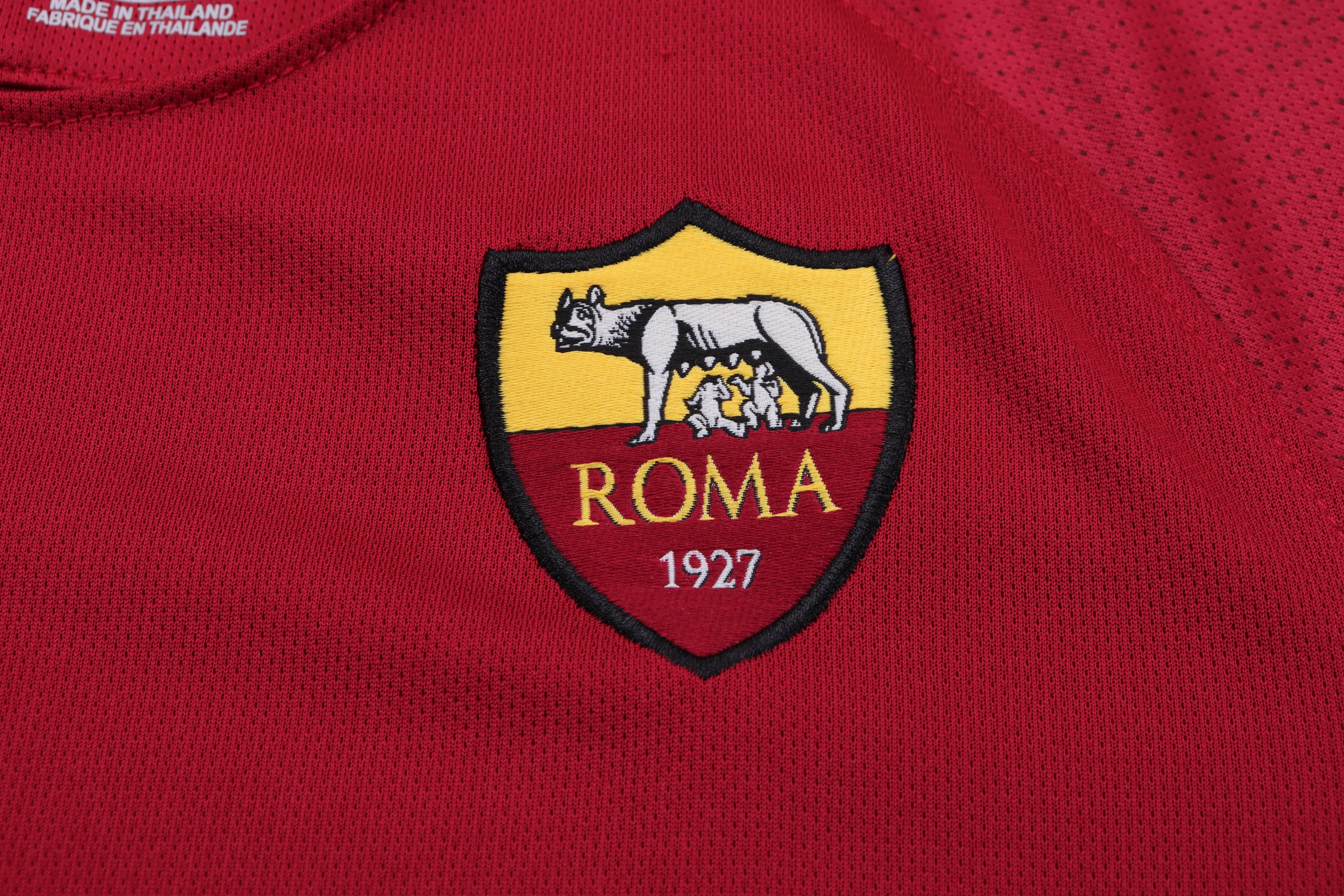 2017-18 Roma Home Retro Jersey - Children's Size view 5