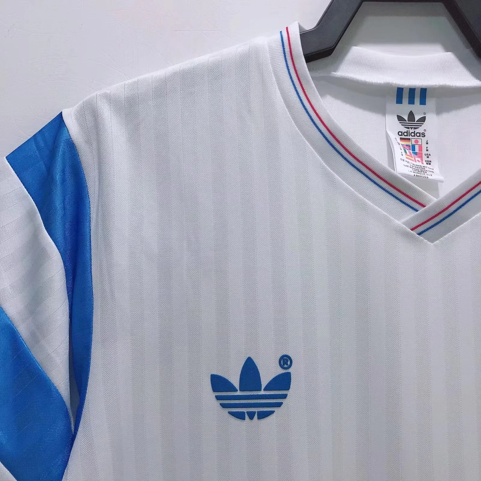 1990 Marseille home retro jersey view 10