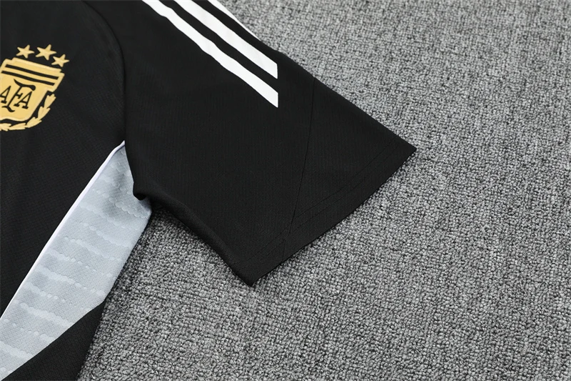 2025-26 Argentina Black Short-Sleeve Training Jersey view 7