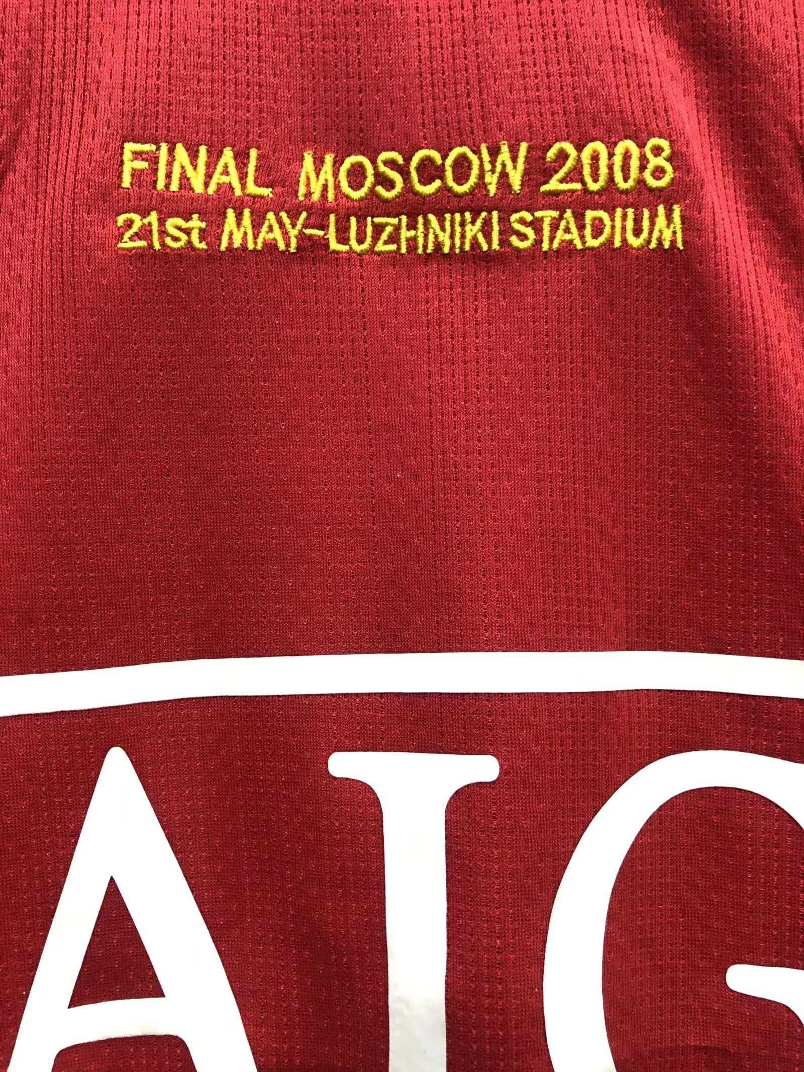 2007-08 Manchester United Home Retro Shirt - Champions League Edition view 6