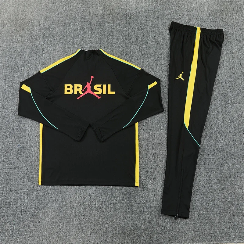 2026-27 Brazil Black Half-Zip Training Jersey view 18