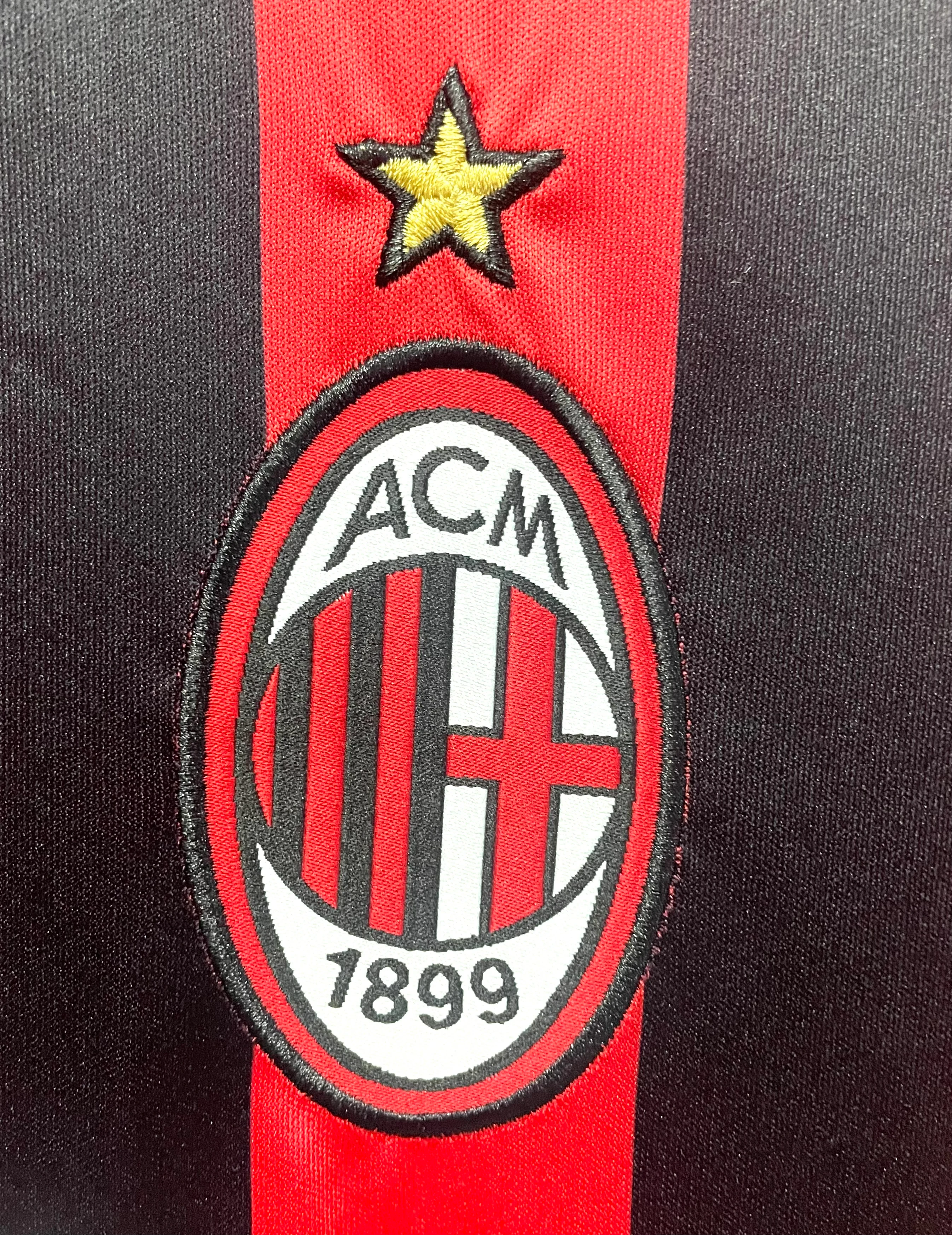 2017-18 AC Home Retro Jersey view 6