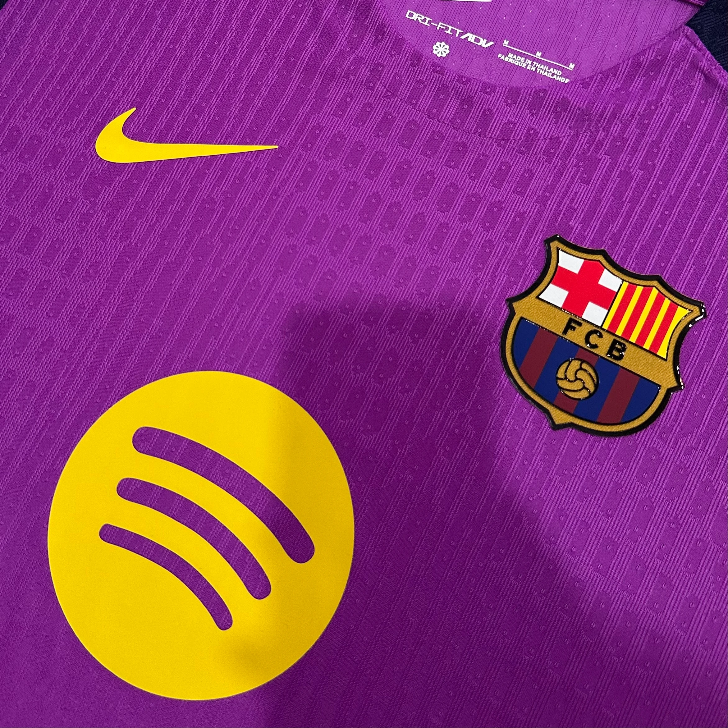 2025-26 Barcelona Purple Training Jersey - Player Version view 3