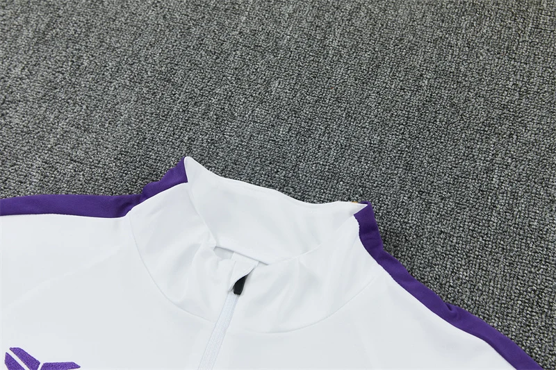 2026-27 Barcelona Red and White Half-Zip Training Jersey view 6