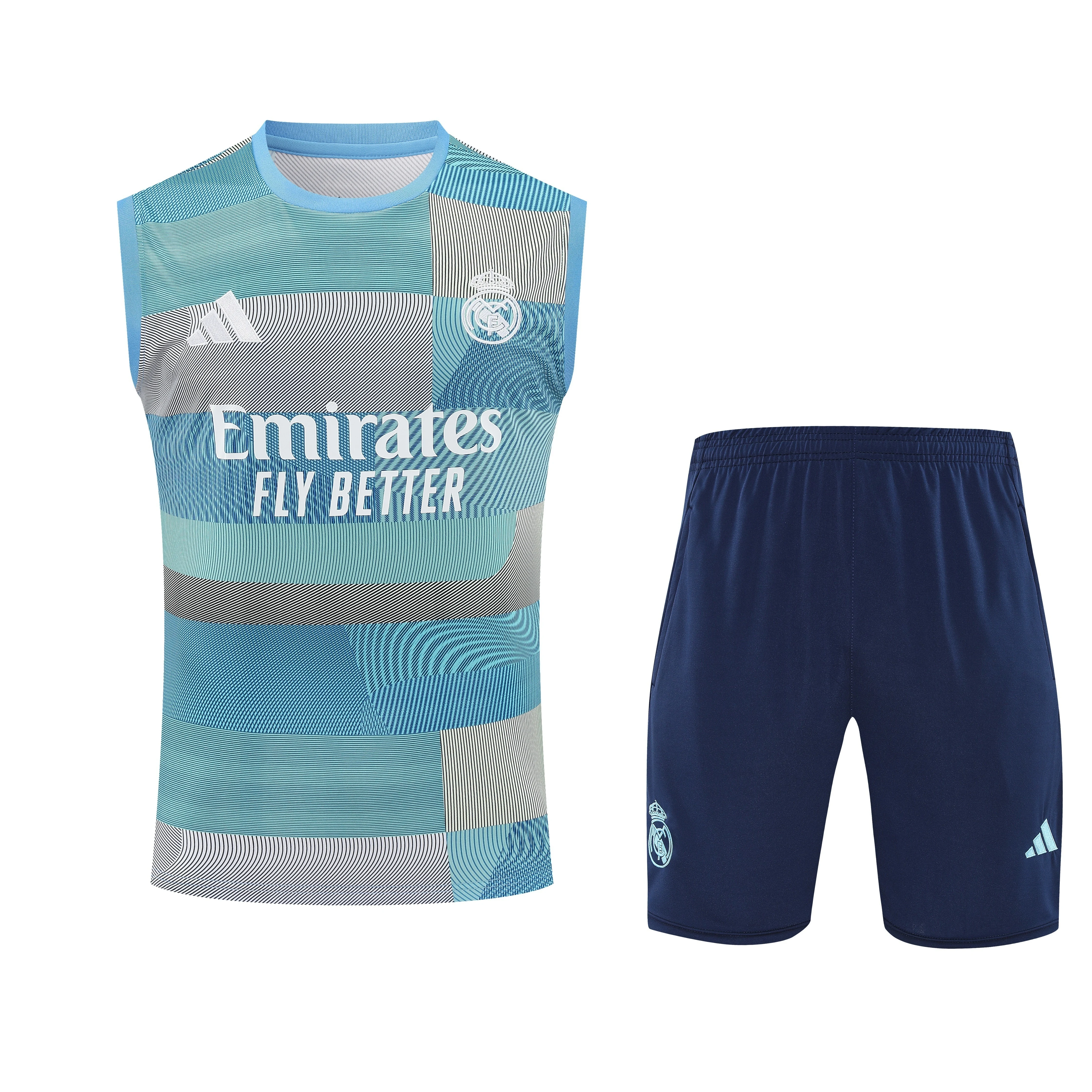 2025-26 Real Madrid Training Vest Jersey view 3