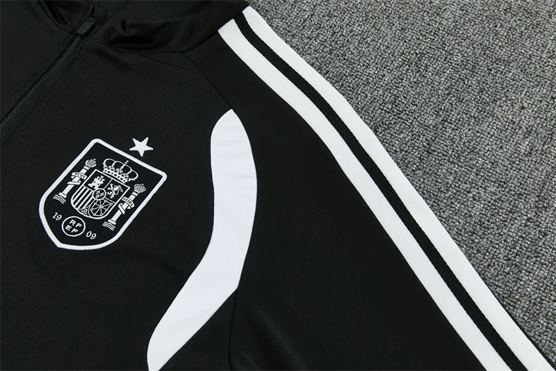 2026-27 Spain Black Half-Zip Training Jersey view 11