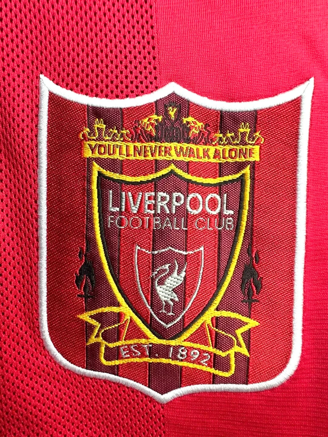 1995-96 Liverpool Home Long Sleeve Retro Shirt view 5
