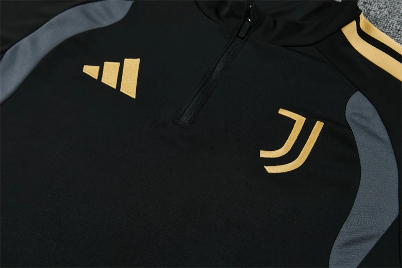 2026-27 Juventus Black Half-Zip Long-Sleeve Training Kit view 10