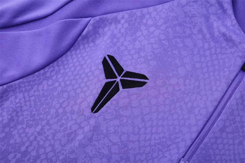 2025-26 Barcelona Purple Half-Zip Training Jersey view 7