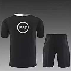 2025-26 Paris Saint-Germain Black T90 Short Sleeve Training Jersey view 2