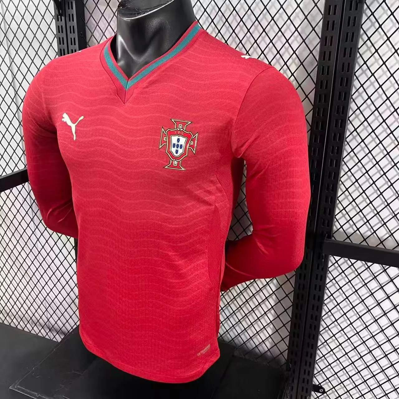 2026 Portugal Home Long-Sleeve Jersey – Player Version view 9