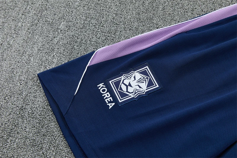 2026-27 South Korea Royal Blue Short-Sleeve Training Jersey view 12