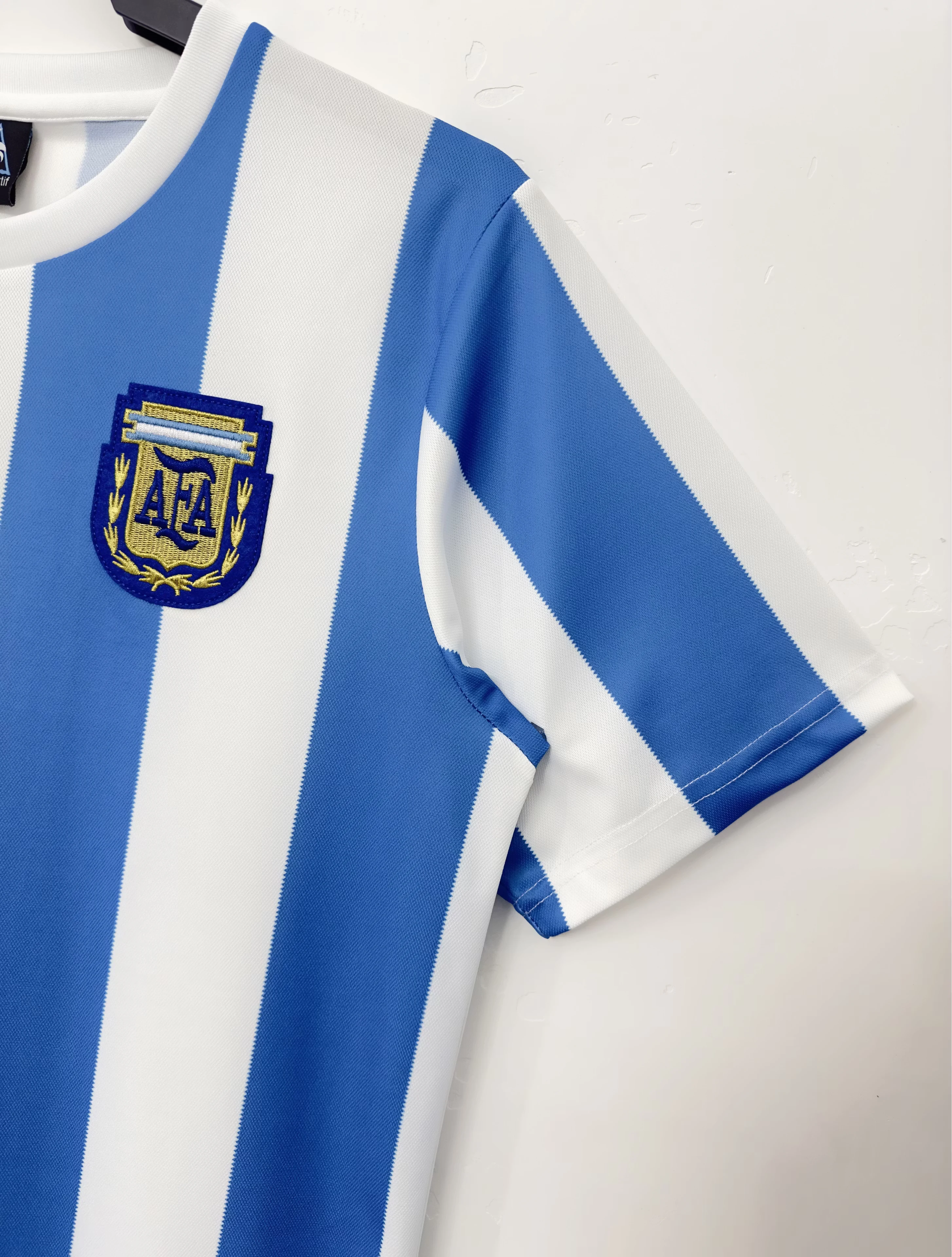 1986 Argentina Home Retro Jersey view 6