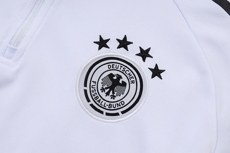 2025-26 Germany White Half-Zip Training Jersey view 7