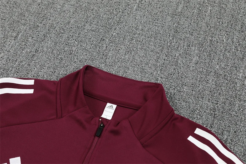 2025-26 Arsenal Red Half-Zip Training Jersey view 10