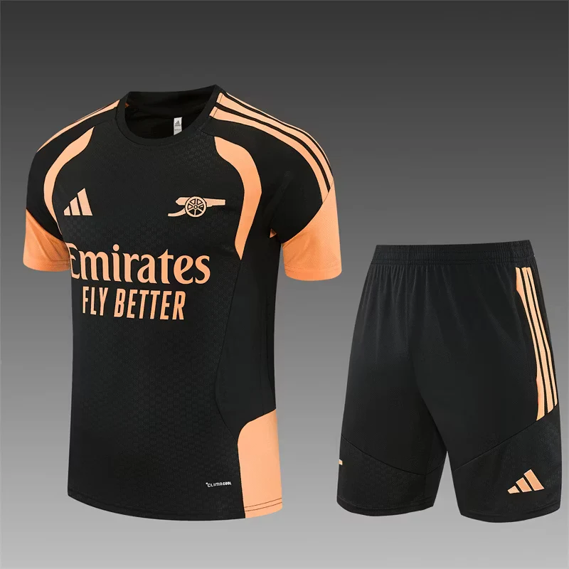 2026-27 Arsenal Black Short-Sleeve Training Jersey