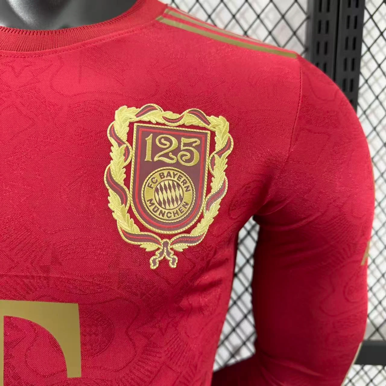 2025-26 Bayern Munich 125th Anniversary Long-Sleeve Jersey – Player Version view 9