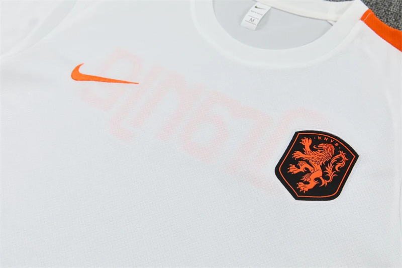 2026-27 Netherlands White Short-Sleeve Training Jersey view 9