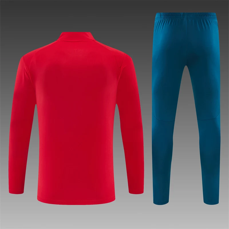 2026-27 Portugal Red Half-Zip Training Jersey view 2