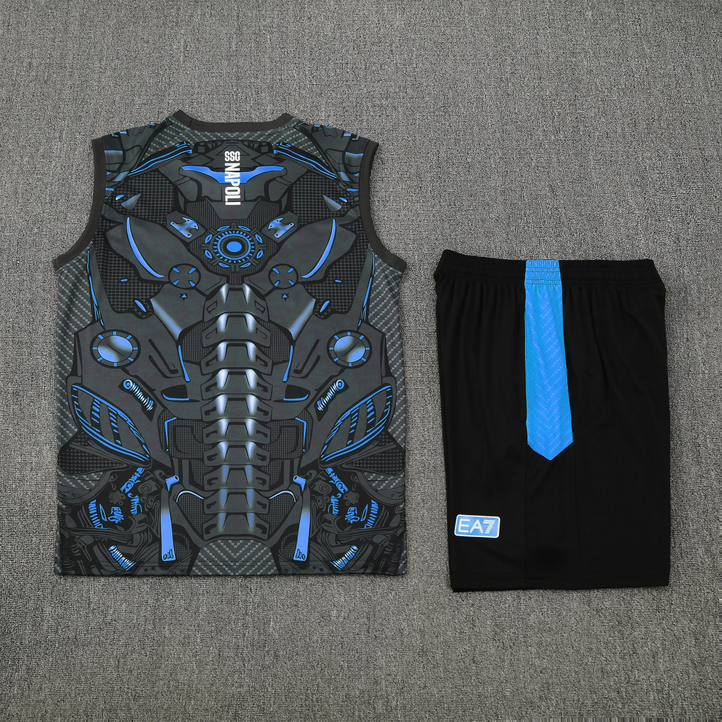 2025-26 Napoli training vest jersey view 3