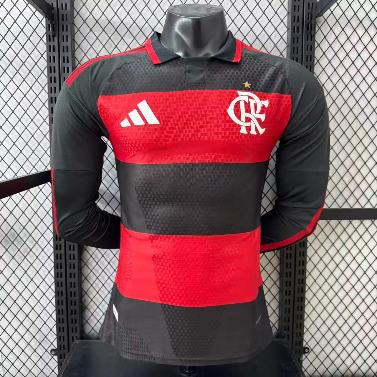 2026-27 Flamengo Home Long-Sleeve Jersey - Player Version