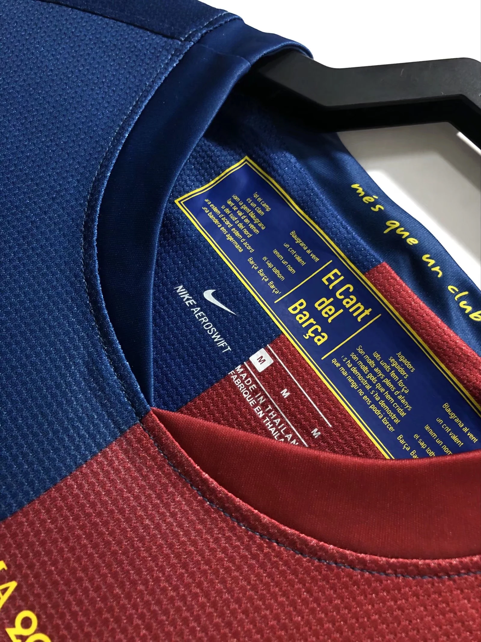 2008-09 Barcelona Home Long Sleeve Retro Shirt - Champions League Edition view 7