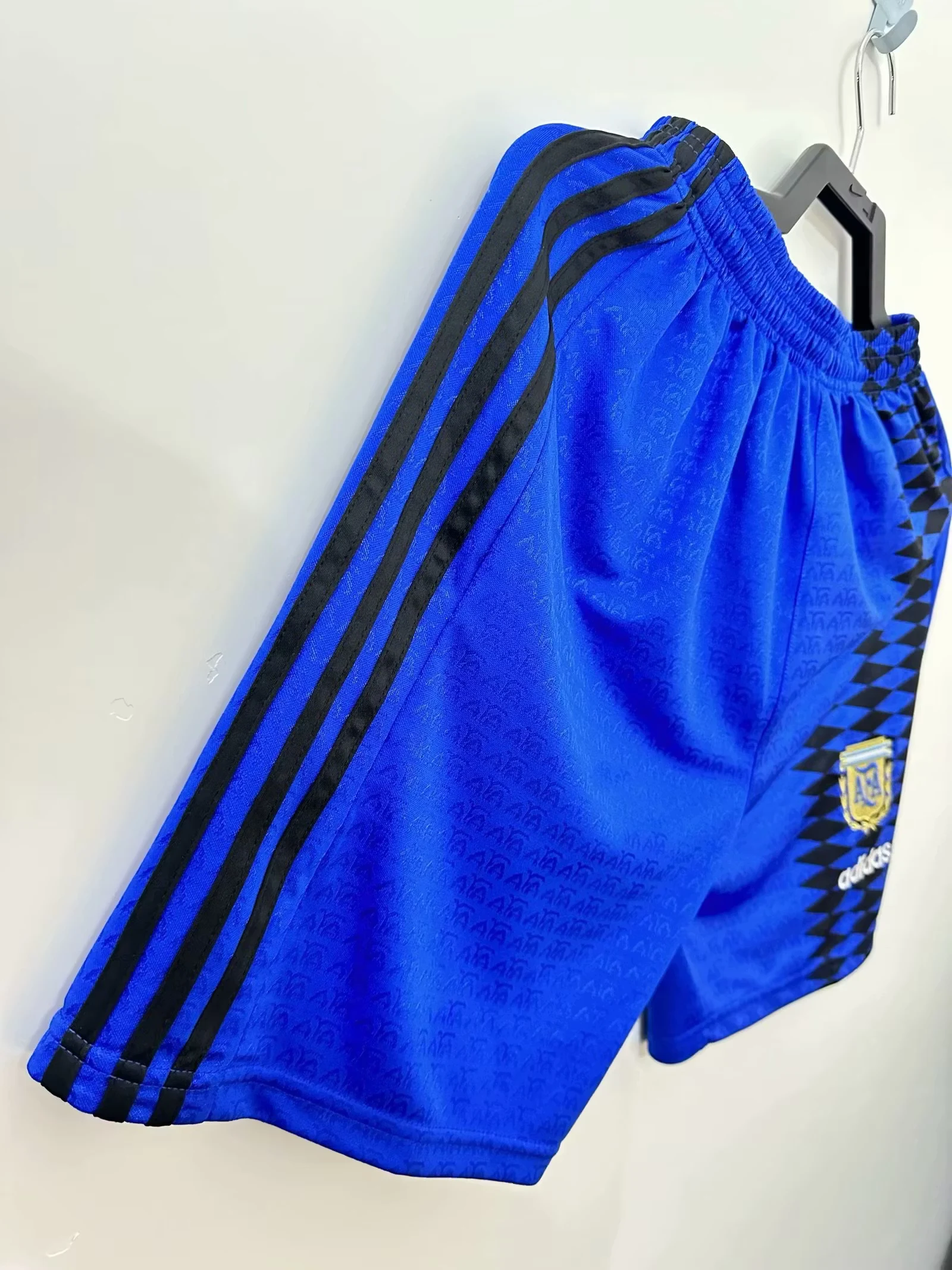 1994 Argentina Away Shorts Jacquard Retro Jersey view 3