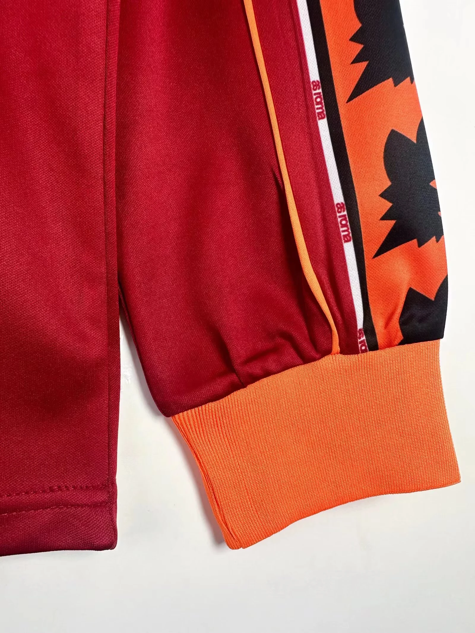 1998-99 Roma Home Long Sleeve Retro Jersey view 7