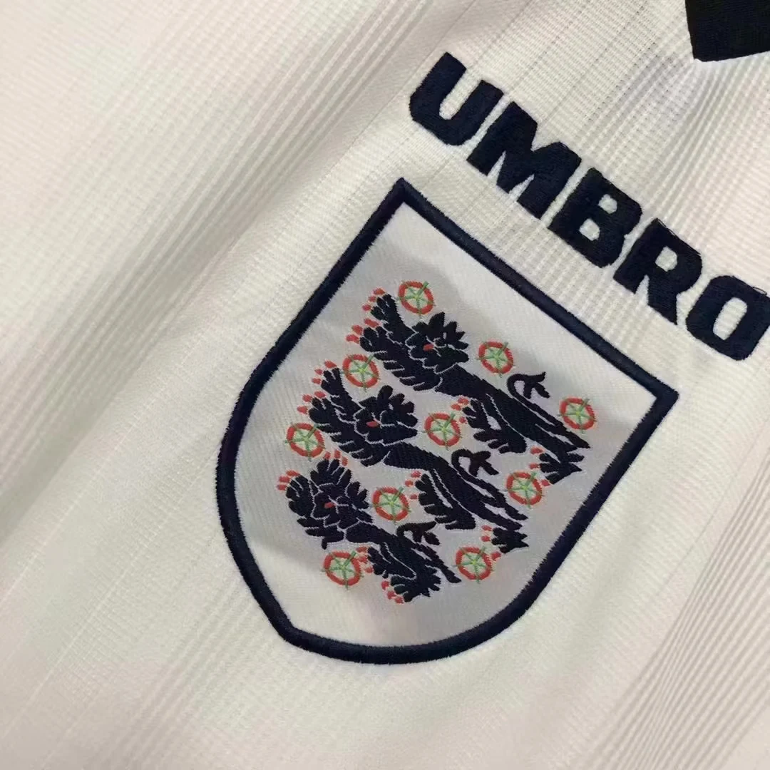 1996 England Home Retro Jersey view 3