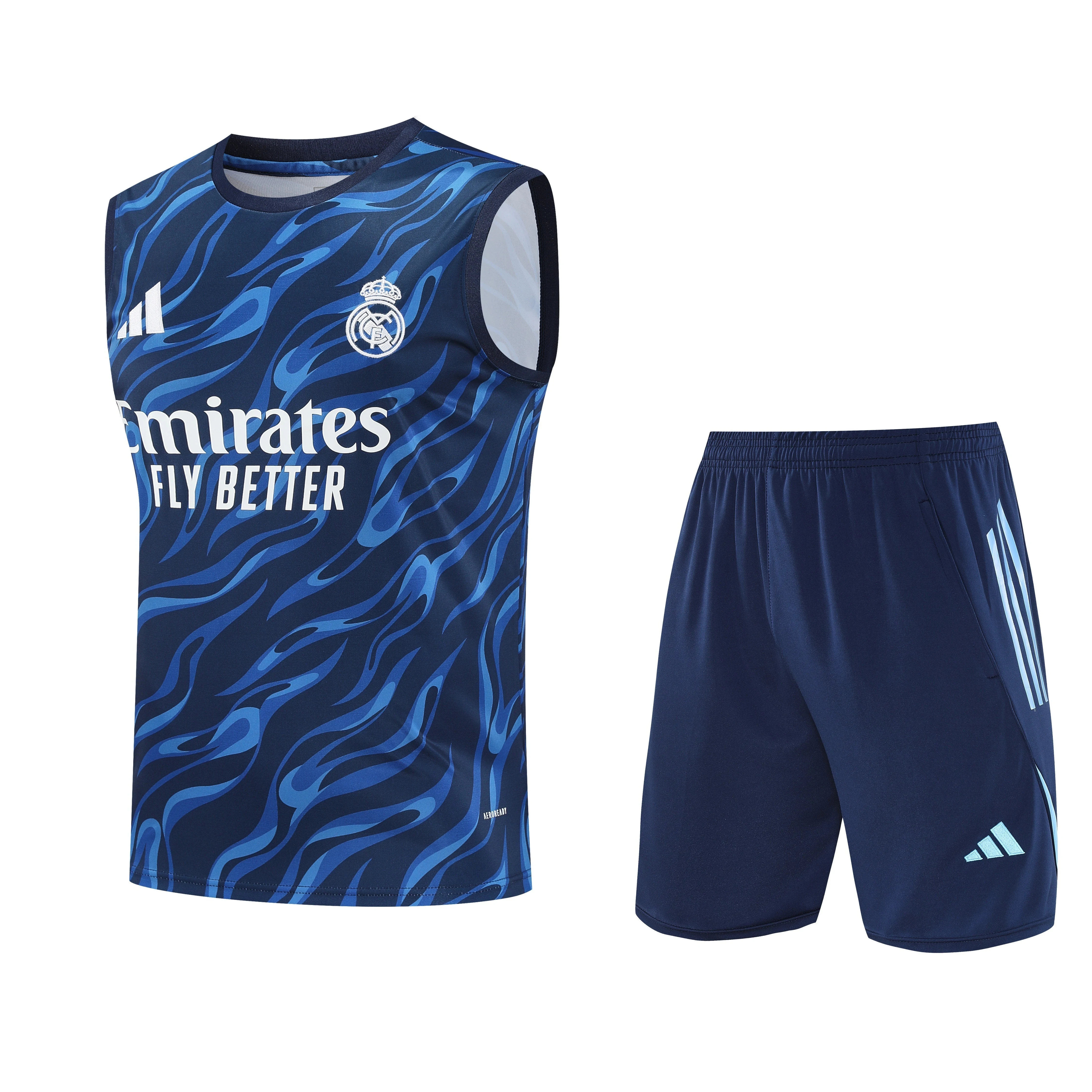 2025-26 Real Madrid Training Vest Jersey view 3