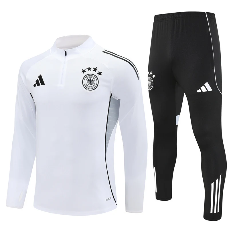 2025-26 Germany White Half-Zip Training Jersey view 18