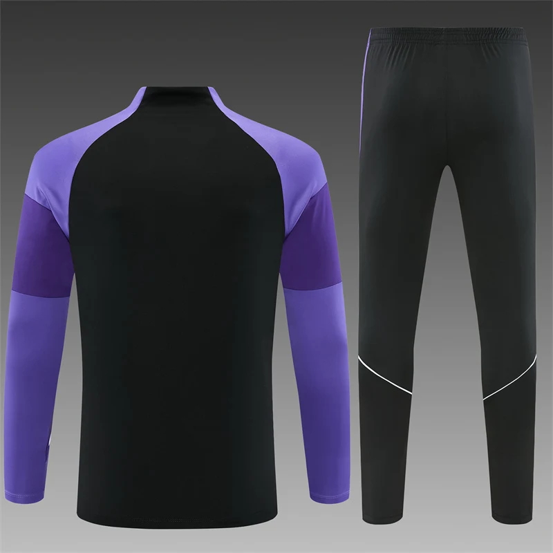 2026-27 Tottenham Hotspur Black Half-Zip Training Kit view 2