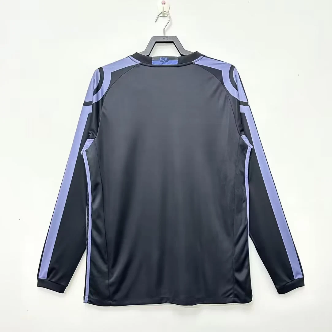 2016-17 Real Madrid Second Away Long Sleeve Retro Jersey view 2