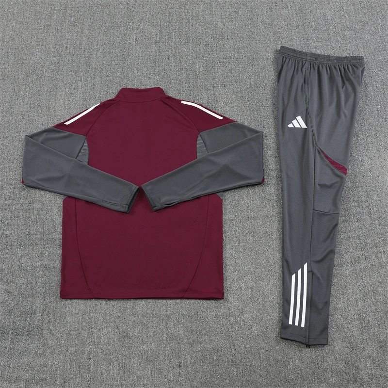 2025-26 Arsenal Red Half-Zip Training Jersey view 14