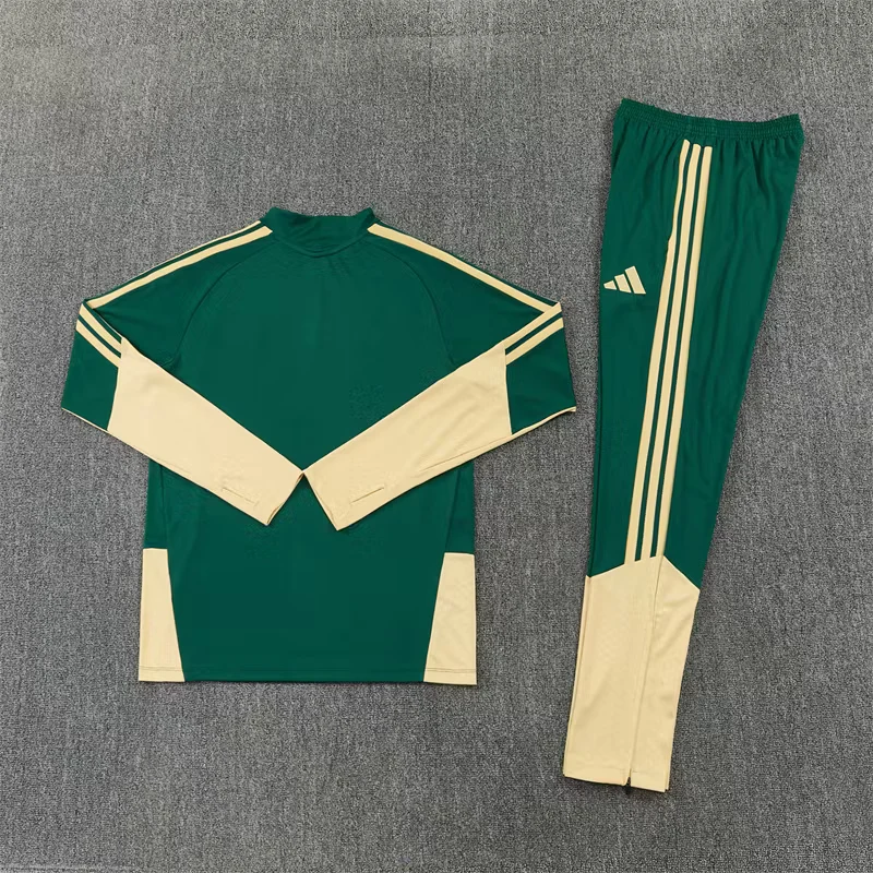 2026-27 Real Madrid Green Half-Zip Training Jersey view 17
