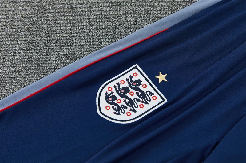 2026-27 England Royal Blue Half-Zip Training Jersey view 12