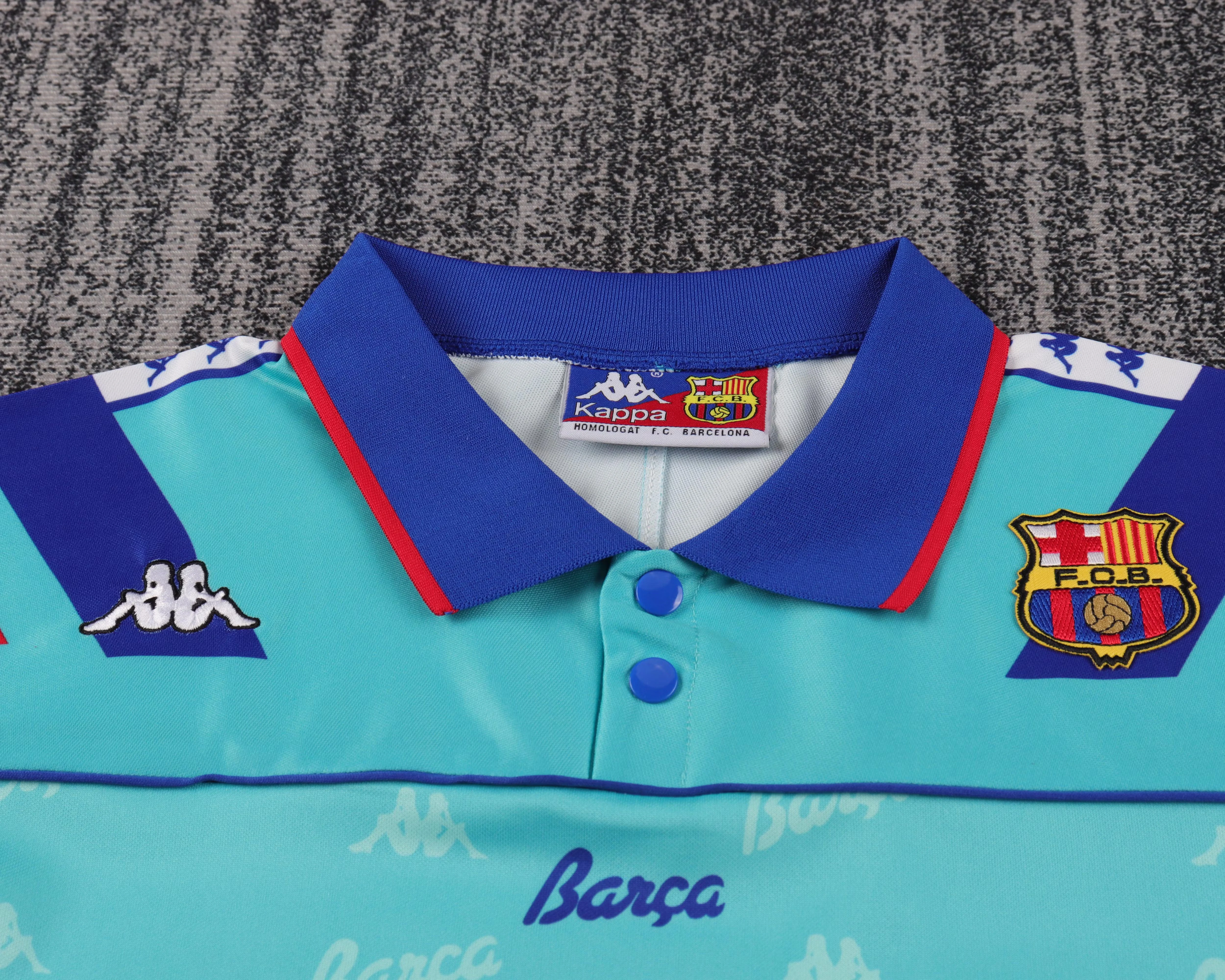 1992-95 Barcelona Away Retro Shirt - Kids Sizes view 13