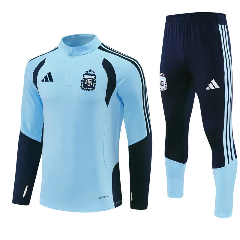 2026-27 Argentina Light Blue Half-Zip Training Jersey view 19