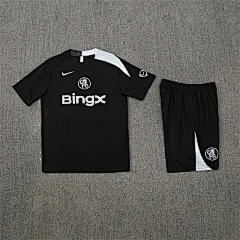 2025-26 Chelsea Black T90 Short Sleeve Training Shirt view 17