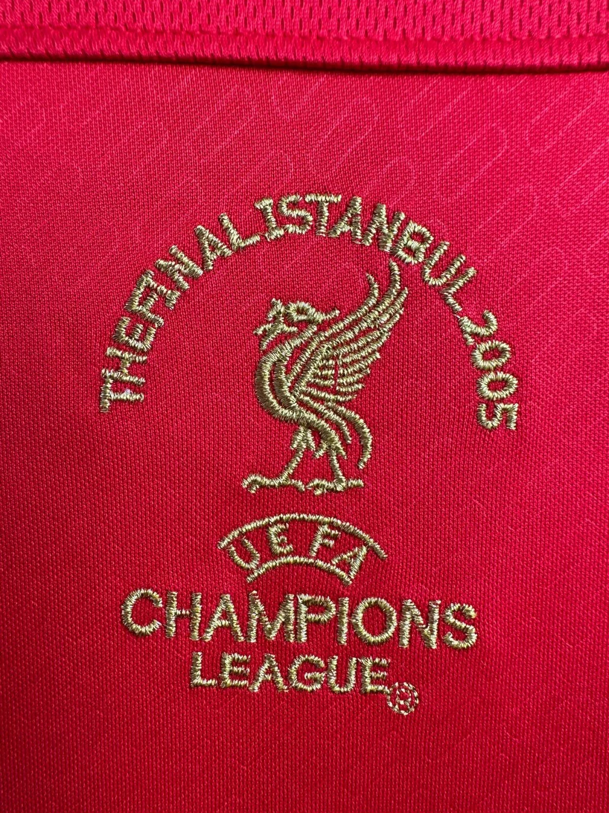 2004-05 Liverpool FC Home Long Sleeve Retro Shirt view 6