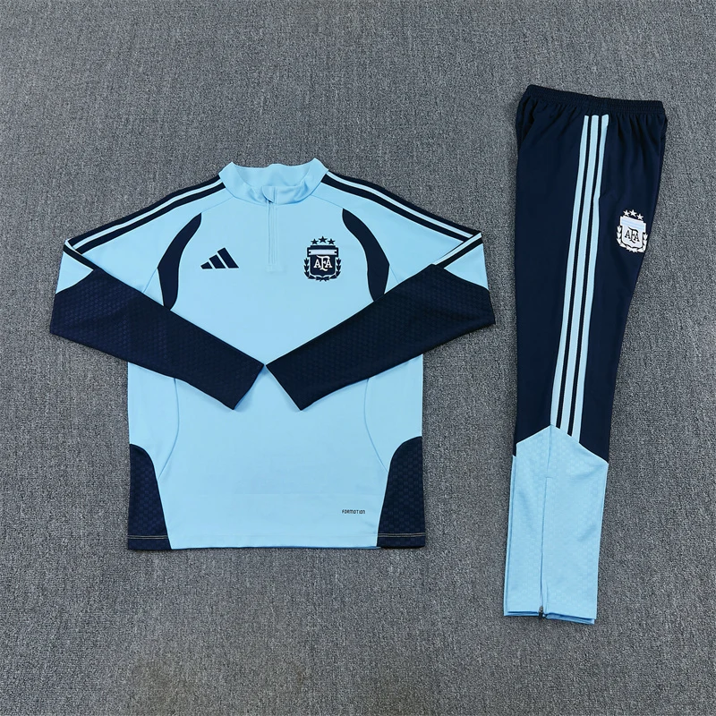 2026-27 Argentina Light Blue Half-Zip Training Jersey view 15