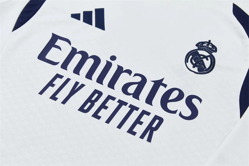 2026-27 Real Madrid White Short-Sleeve Training Jersey view 12