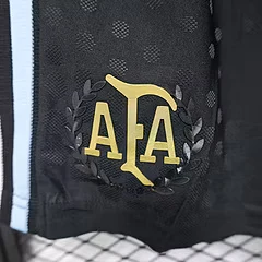 2025-26 Argentina Black Shorts Jersey - Player Edition view 5