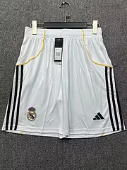 2025-26 Real Madrid Home Shorts view 2